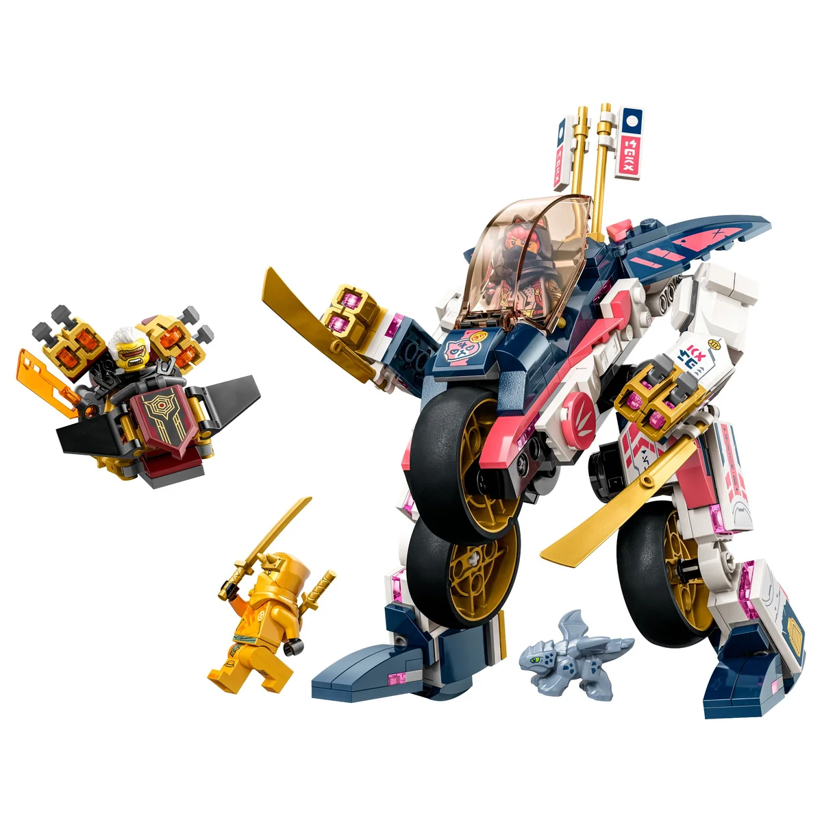 Sora's Transforming Mech Bike Racer