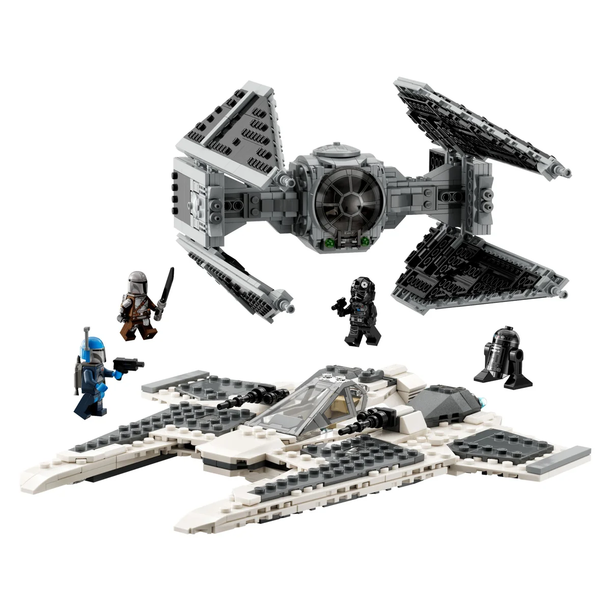 Mandalorian Fang Fighter vs TIE Interceptor